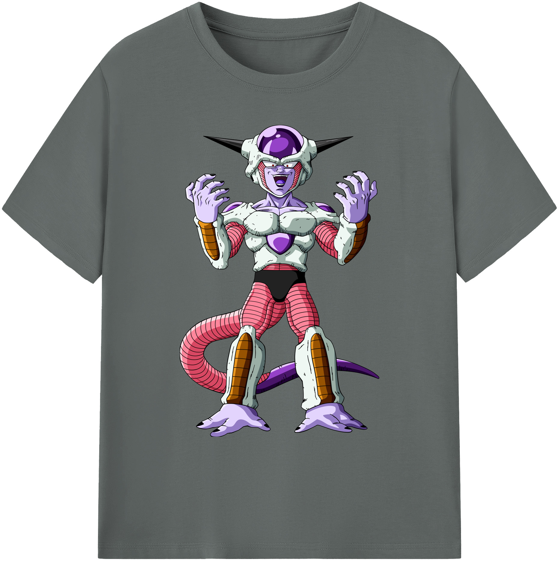 （画像用） ドラゴンボール フリーザ DRAGON BALL Frieza 綿100％ メンズ半袖Tシャツ｜肌触りやわらか＆通気性